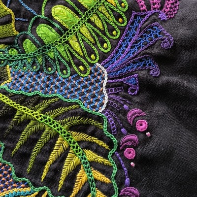 C'est lundi, c'est broderie.